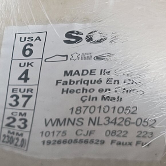 Sorel Tivoli IV Tall WP Women's Gray Waterproof Boots NL3426-052 US Size 6 NWB - Picture 12 of 12